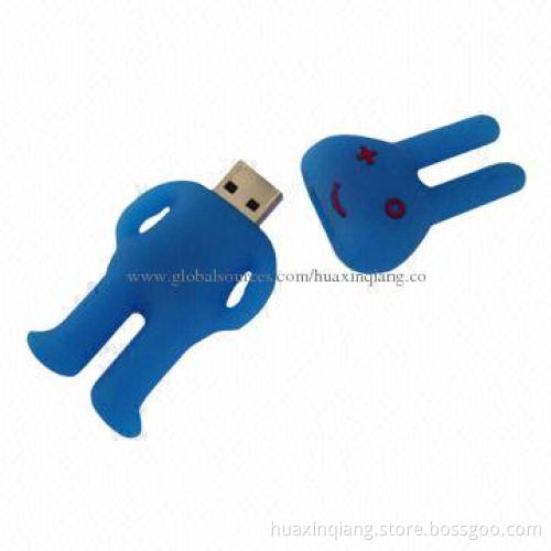 Animal-shaped USB Flash Drive, 128MB-64GB Capacities, Logo Design, USB 2.0/3.0, OEM/ODM orders OK